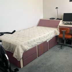 Twin Size Bed with Furniture.