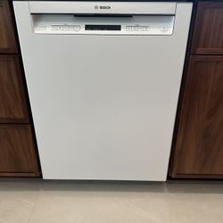 White Bosch 300 Series Dishwasher