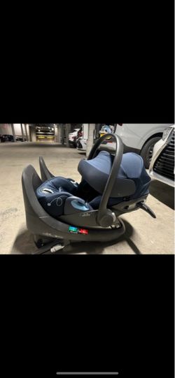 Carseat Cybex Cloud G Ocean Blue and 2 bases