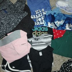 Selling As A Lot Women's Sizes From M TO XL Various Clothing Name Brands Adidas,vans, 