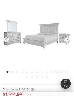 Kanwyn white bedroom set