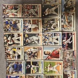 Topps collectible baseball cards of 2019. 2 dollars each