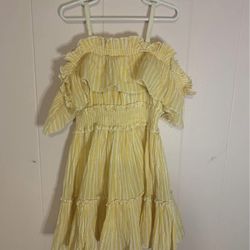 Girls Yellow Dress