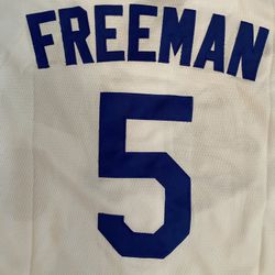 LA dodgers World Series Patch Freddy Freeman 2025 season women’s jersey 