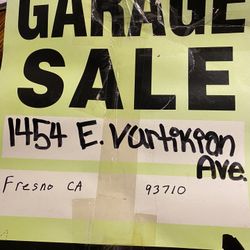 Yard Sale Saturday 4/9/22