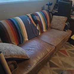 Leather couch