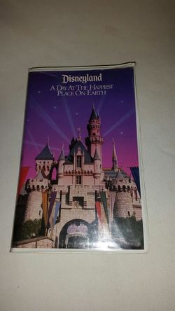 Disneyland rare vhs video vintage Disney collectible
