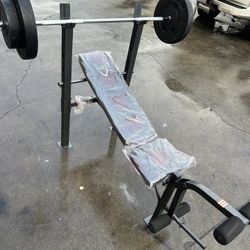 Bench and Weights