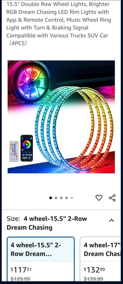 RGB Dream Chasing LED Rim Lights