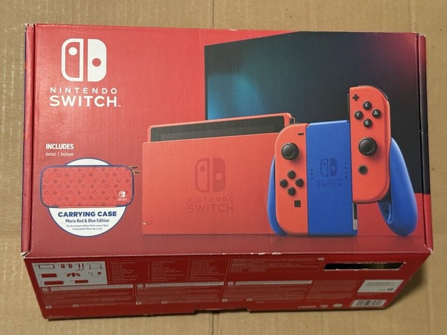 Nintendo Switch - Mario Red & Blue Edition - Switch OPEN BOX