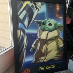 Star wars framed art