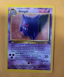 Gengar 1999 1st edition non holo