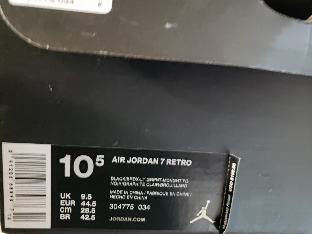 Jordan 7 - Bordeaux 2015 Size 10.5