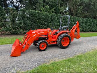 2021 Kubota L3901 4x4 Tractor 39HP - Loader, Backhoe - 317 Hours