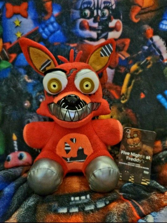 Five Nights At Freddy's 4, NightMare Foxy Plush (Tagged 2016)