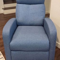 Small modern chair recliner