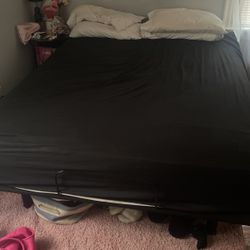 Adjustable Queen Sized Bed frame With Remote & Mattress 