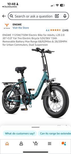 ENGWE L20 E-Bike Brand New