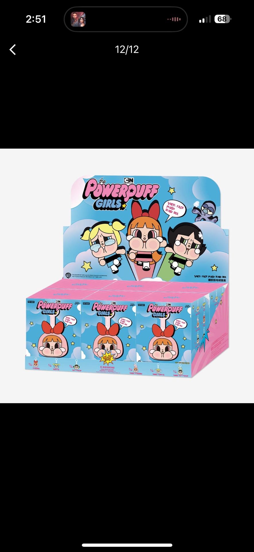 CRYBABY x Powerpuff Girls Series - Vinyl Face Plush Blind Box