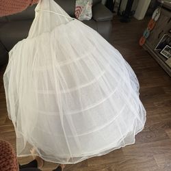 XL Petticoat. 2 Layers Of Tulle. 