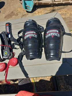 Eastern instinct shin' guards. Estimating their adult size