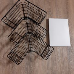 3 Piece W/ Soap Holder  Shower Caddy