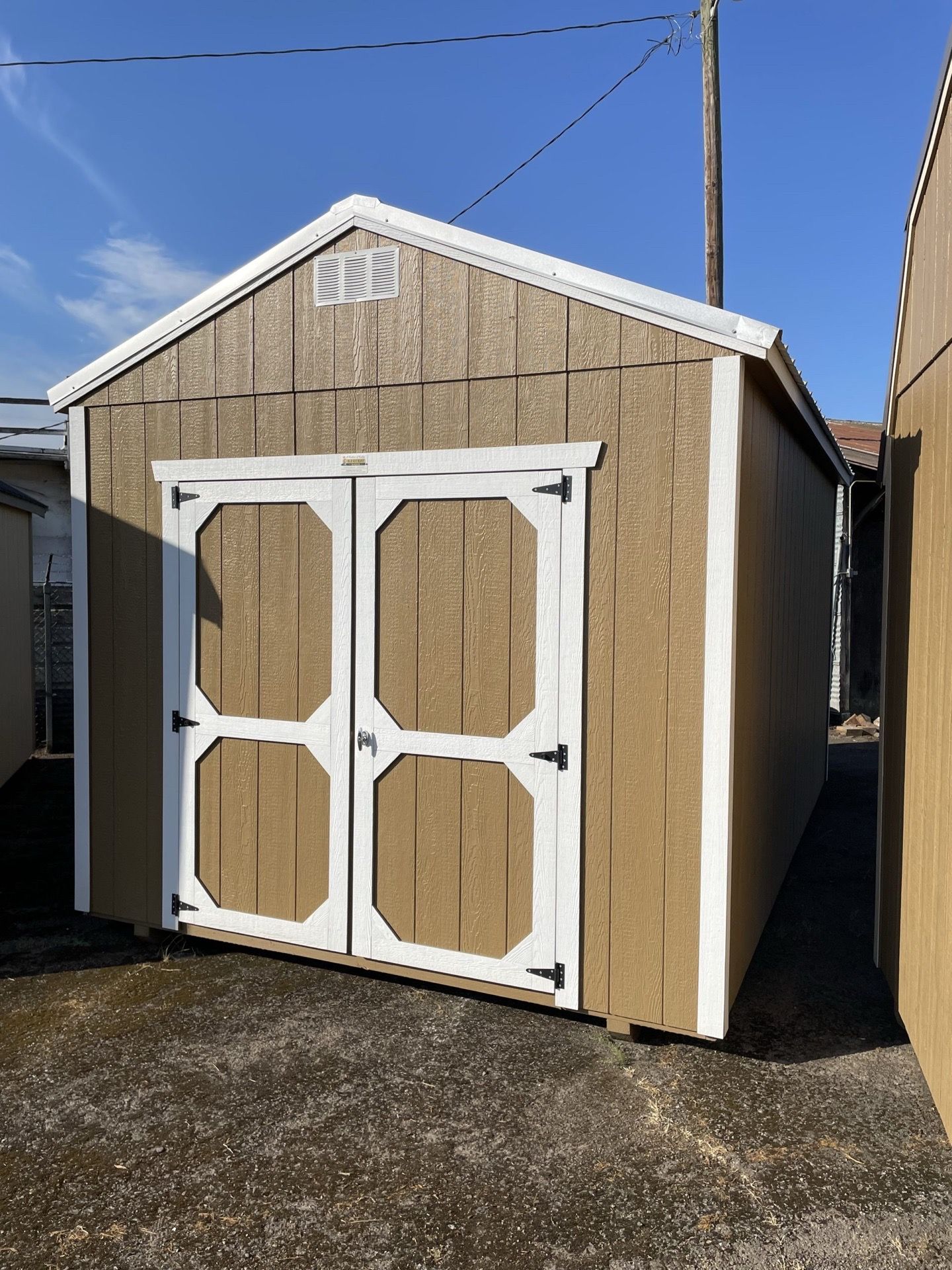 10X16 Utility Shed - BUY OR RENT TO OWN!