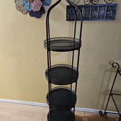 4 Shelf Plant Stand Display Foldable 
