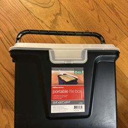 Portable file box