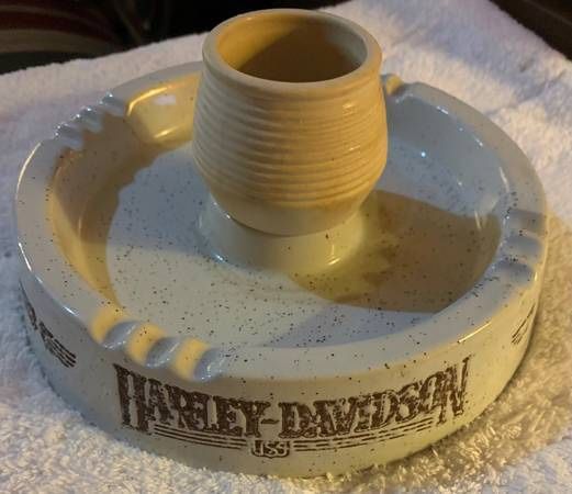 Vintage Harley Davidson Limited Edition Ashtray*Broken