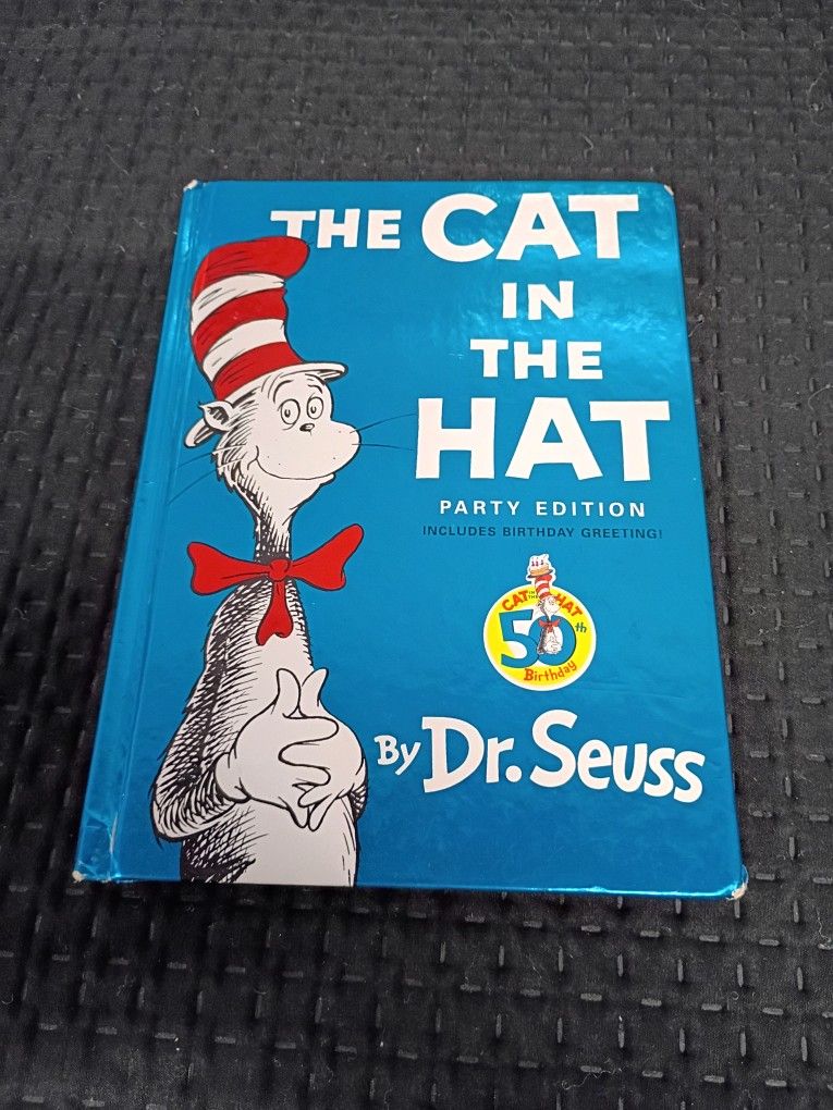 Dr Seuss The Cat in the Hat Special 50th Birthday Party Edition Hardcover