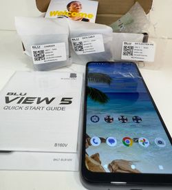 Blu View 5 (New) + SafeLink Phone Service Bundle