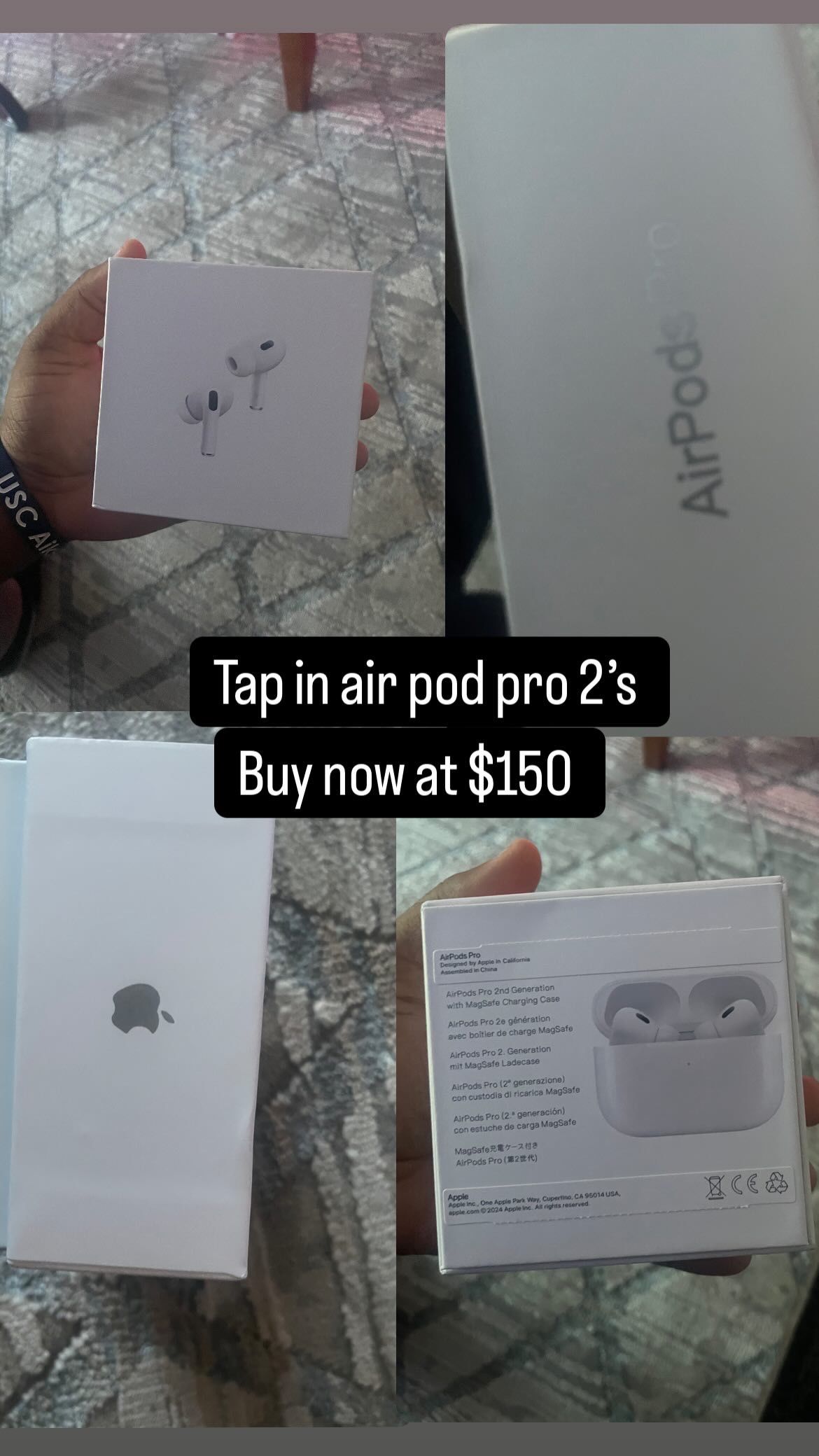New AirPod Pro 2’s going for $150