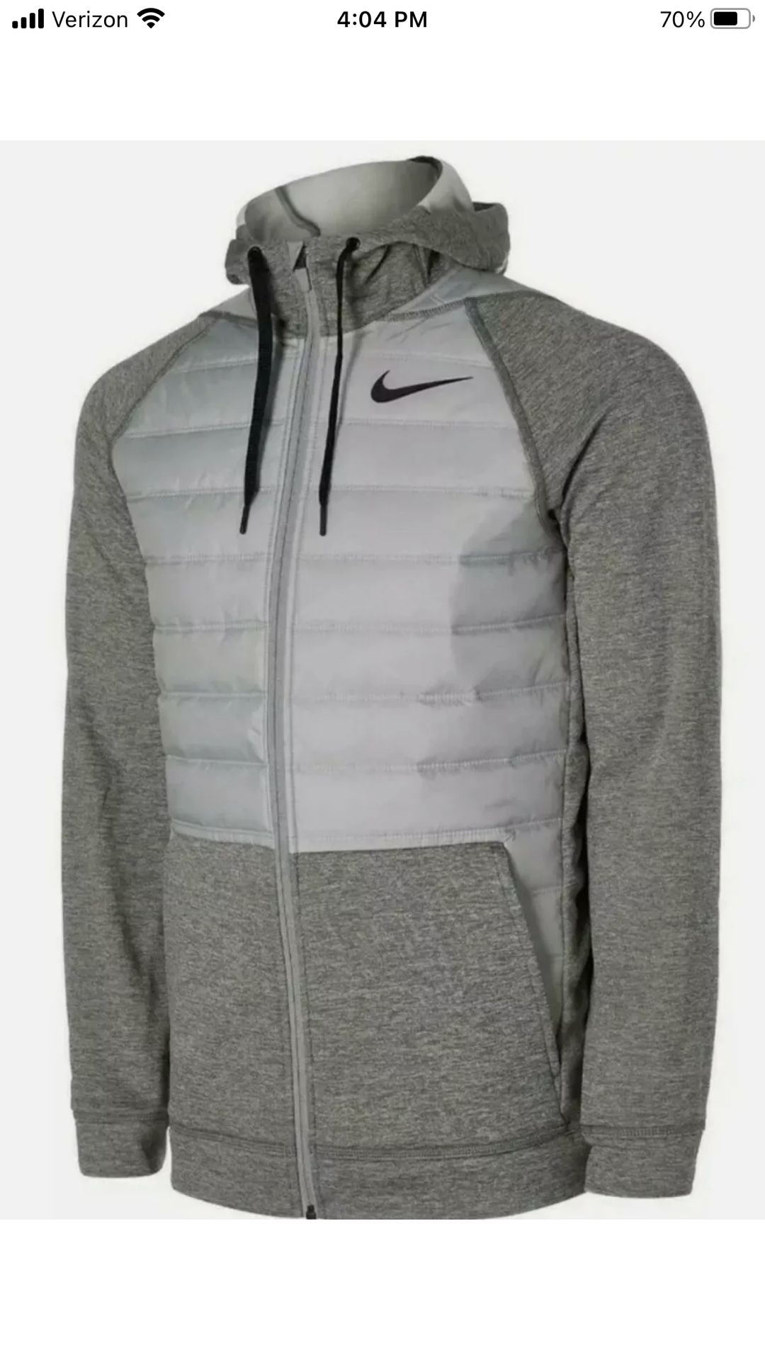 Nike Men's Therma Winterized Full Zip Training Hoodie Jacket BV6298-063 2XL NWT