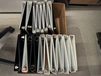 1” and 1/2” binders FREE