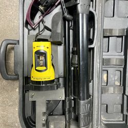 Redline laser level with tripod and carry case.