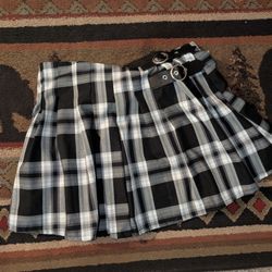 Plaid L Skirt 
