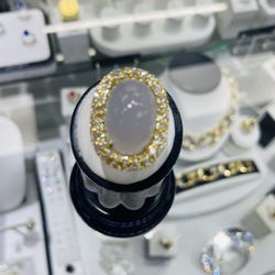 Anillo 14k con Diamantes 
