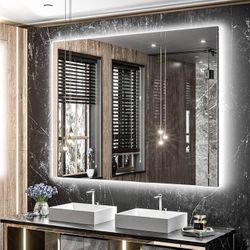 New LED Backlit Lighted Bathroom Mirror 40 x 32