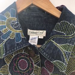 Flower Power Jean Jacket