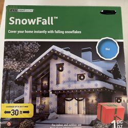 Gemmy Lightshow Multi-function Blue Electrical Outlet Solid Christmas Indoor/Outdoor Light Show Projector