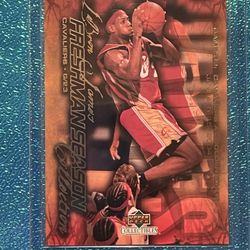 2003 03-04 Upper Deck Freshman Season Collection Lebron James Rookie RC #41 CAVS
