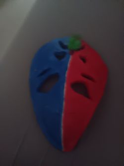 Two-Tone Foam Costume Face Mask
