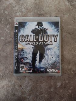 PlayStation 3 Game Call Of Duty World At War