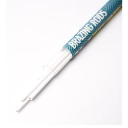 5 Sticks Flux Coated 45% Silver Brazing Solder Rod BAg-5 0.1" x 18" Round Welding Rods 1/16" Core new in n Lakeland 