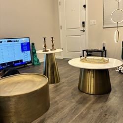 Luxury Marble Coffee Table Set $200