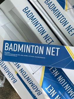 Badminton net