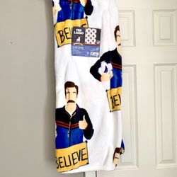 Ted Lasso Plush Throw 50in. X 70in. Soccer Comedy-Drama 