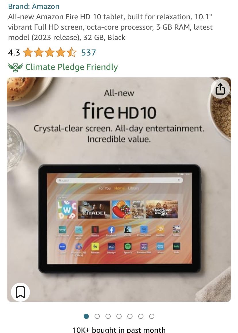 fireHD10 with Alexa