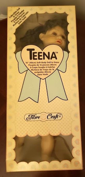 Teena Vintage Porcelain Doll